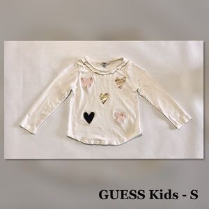 GUESS Kids - Small White Long Sleeves